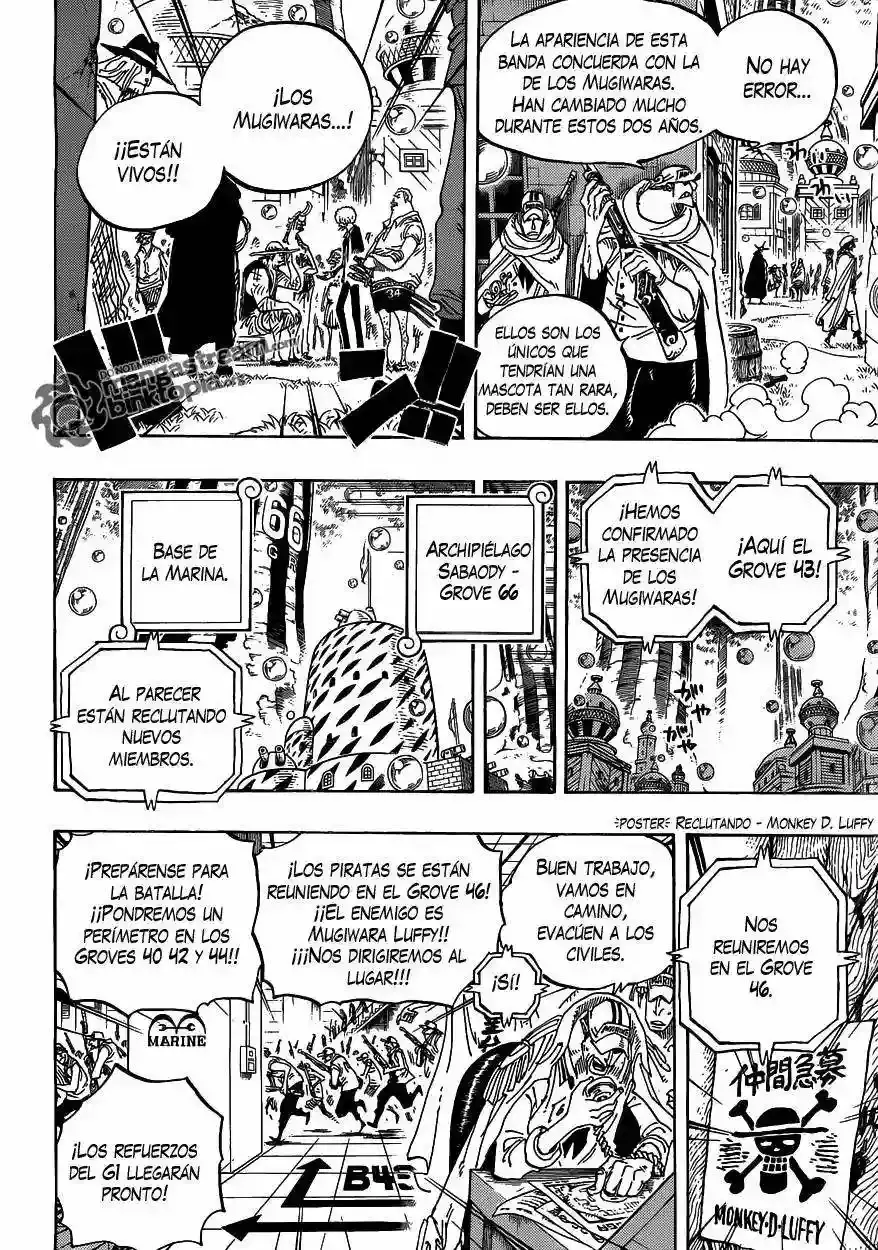 One Piece Capítulo 599 - Página 14 en español