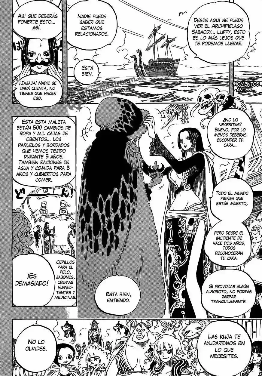 One Piece Capítulo 599 - Página 3 en español