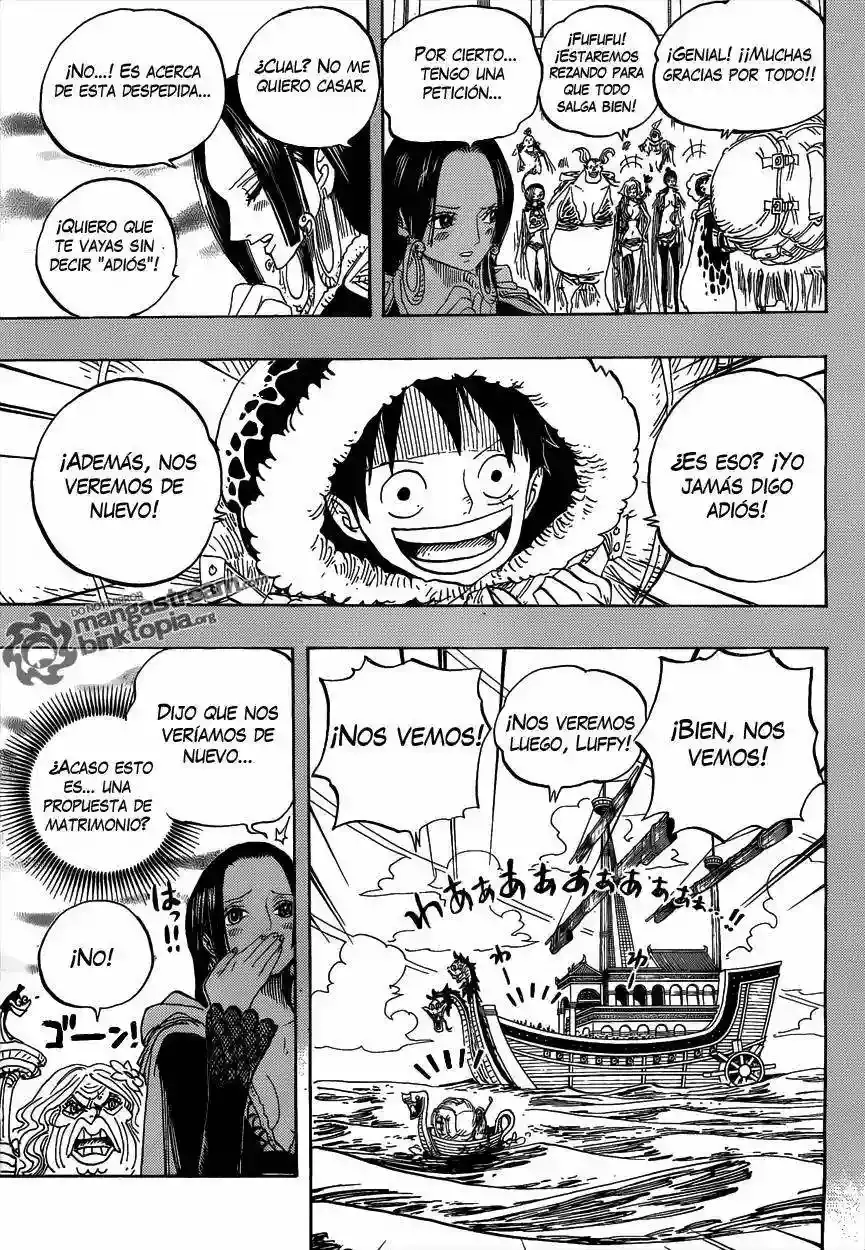 One Piece Capítulo 599 - Página 4 en español
