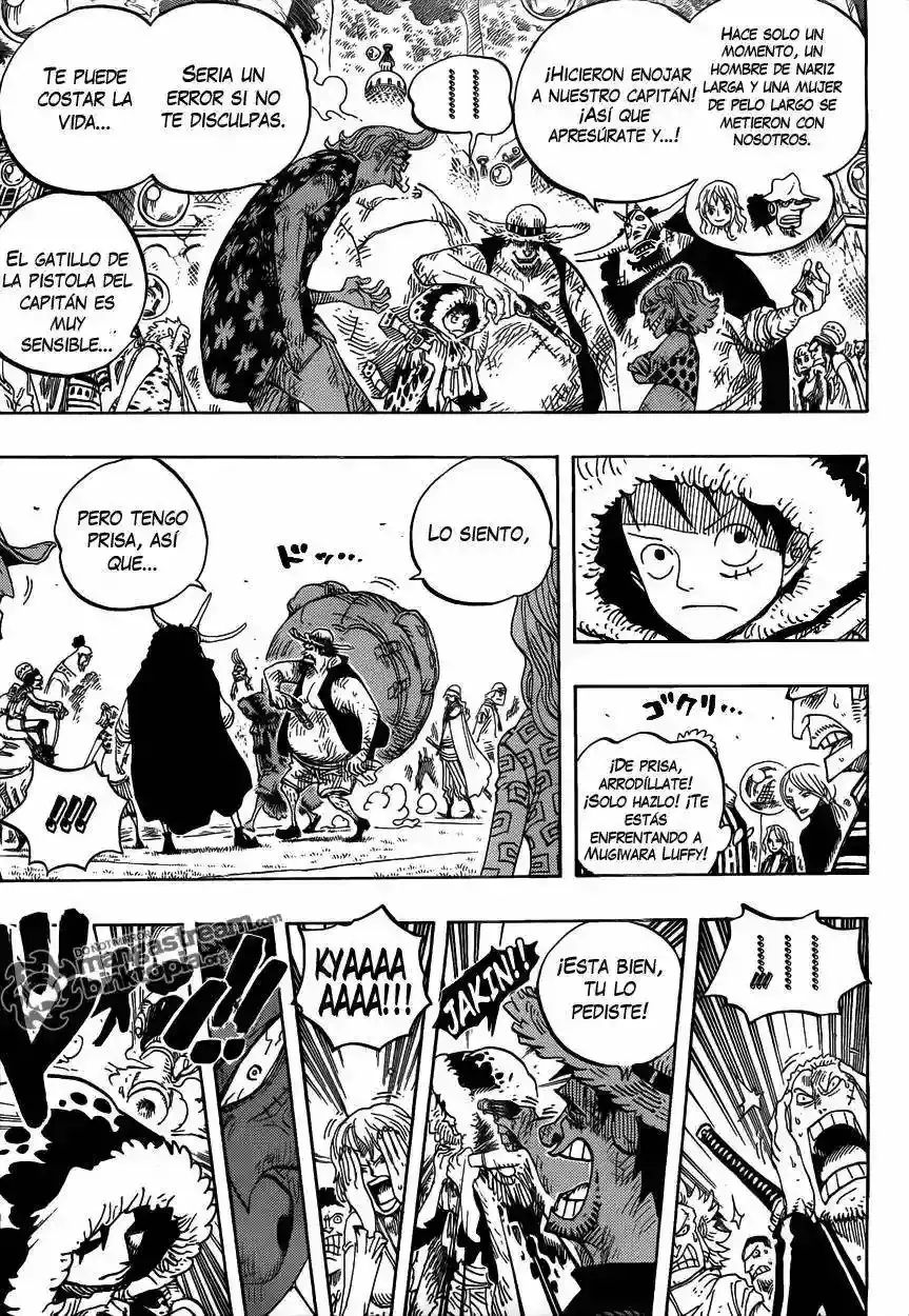 One Piece Capítulo 599 - Página 6 en español