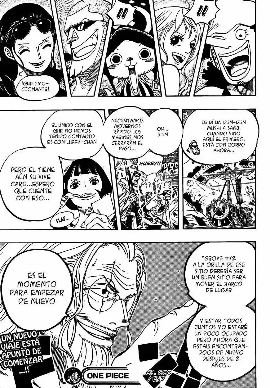 One Piece Capítulo 600 - Página 19 en español