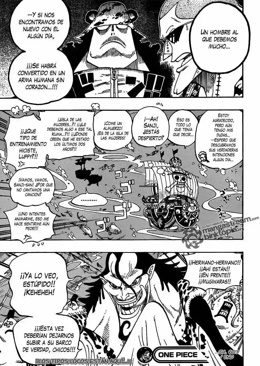 One Piece Capítulo 603 - Página 17 en español