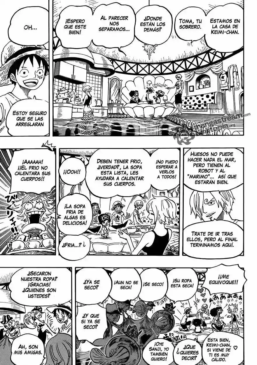 One Piece Capítulo 608 - Página 12 en español