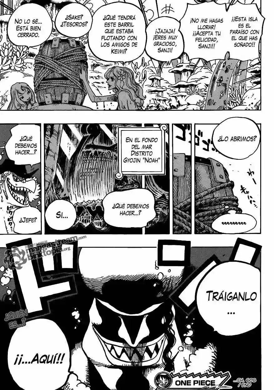 One Piece Capítulo 608 - Página 17 en español