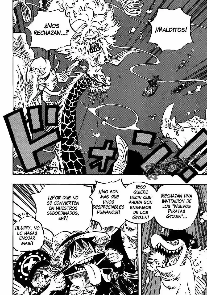 One Piece Capítulo 608 - Página 3 en español