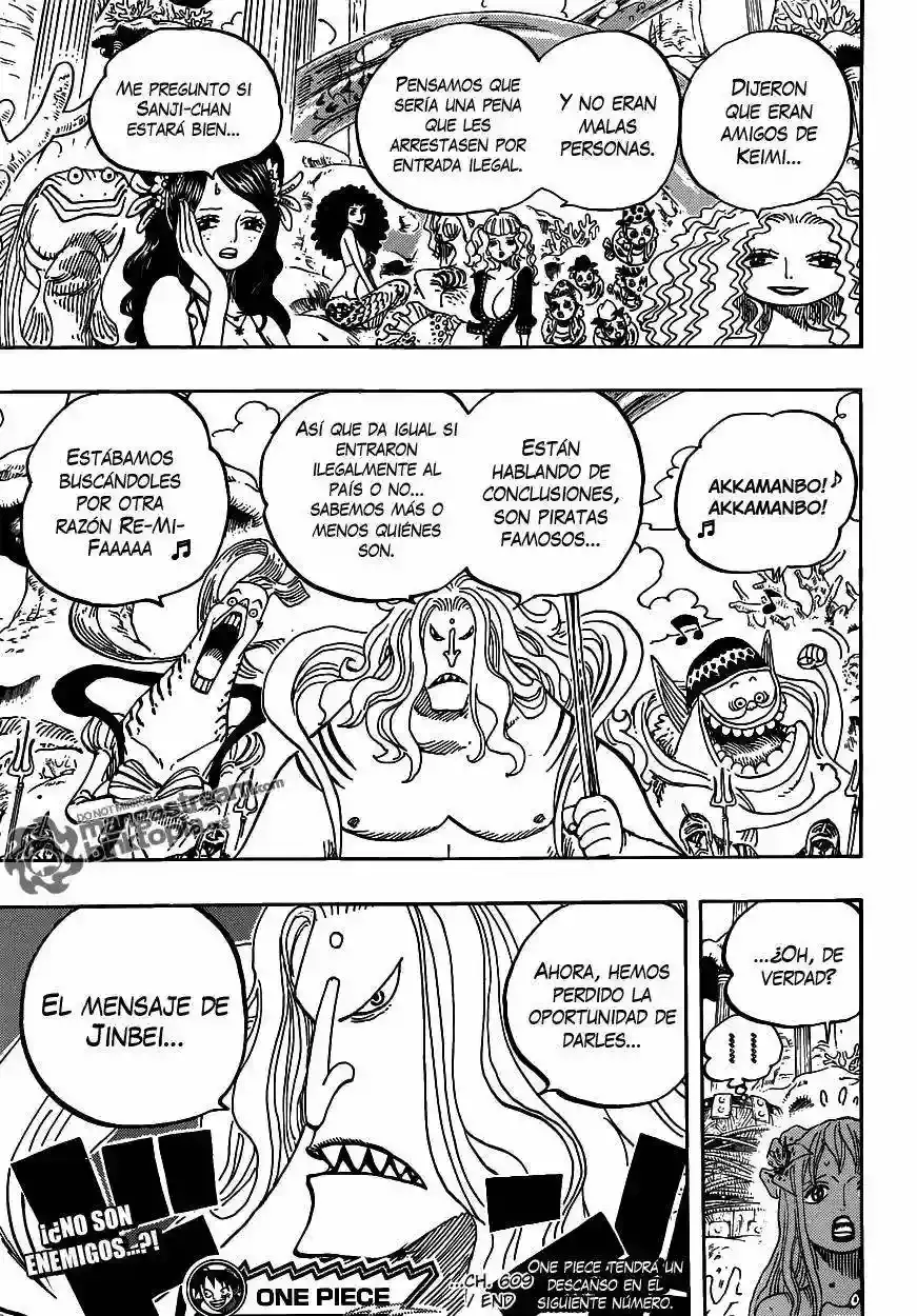 One Piece Capítulo 609 - Página 19 en español