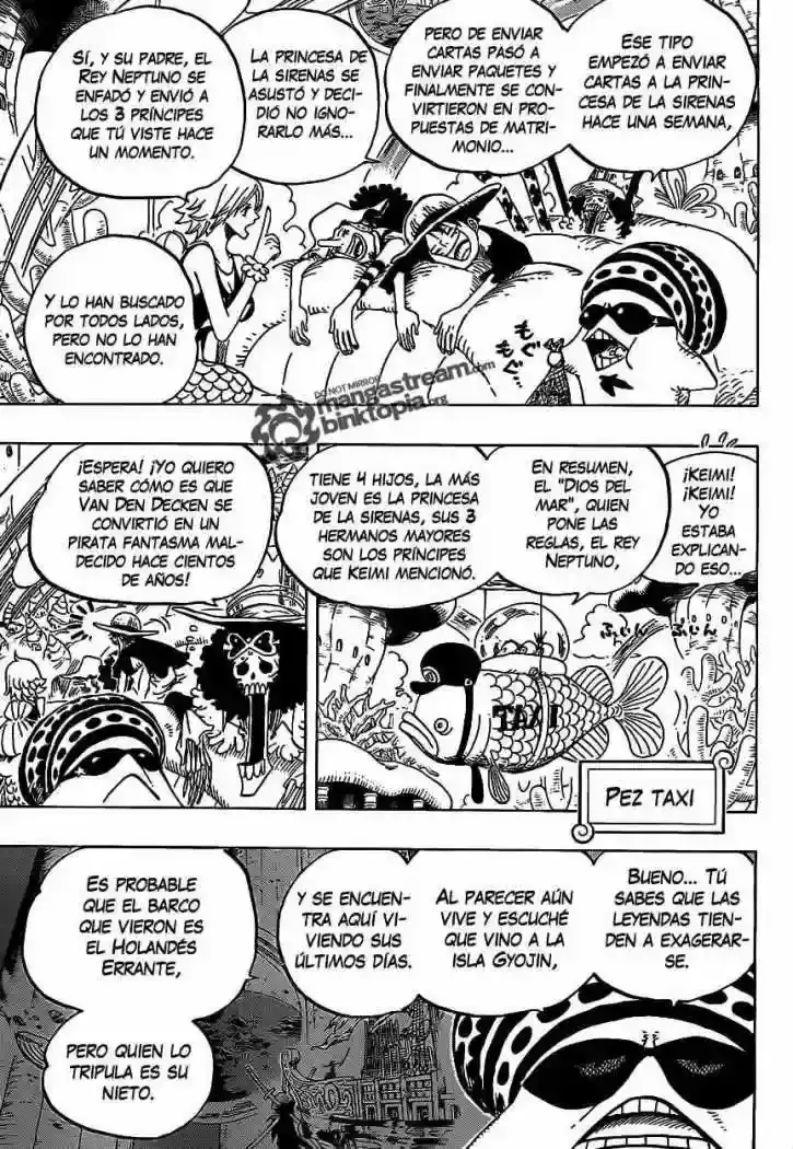 One Piece Capítulo 610 - Página 12 en español