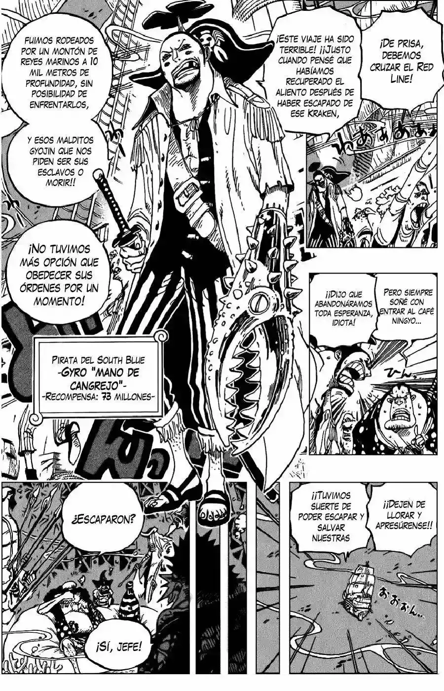 One Piece Capítulo 611 - Página 4 en español