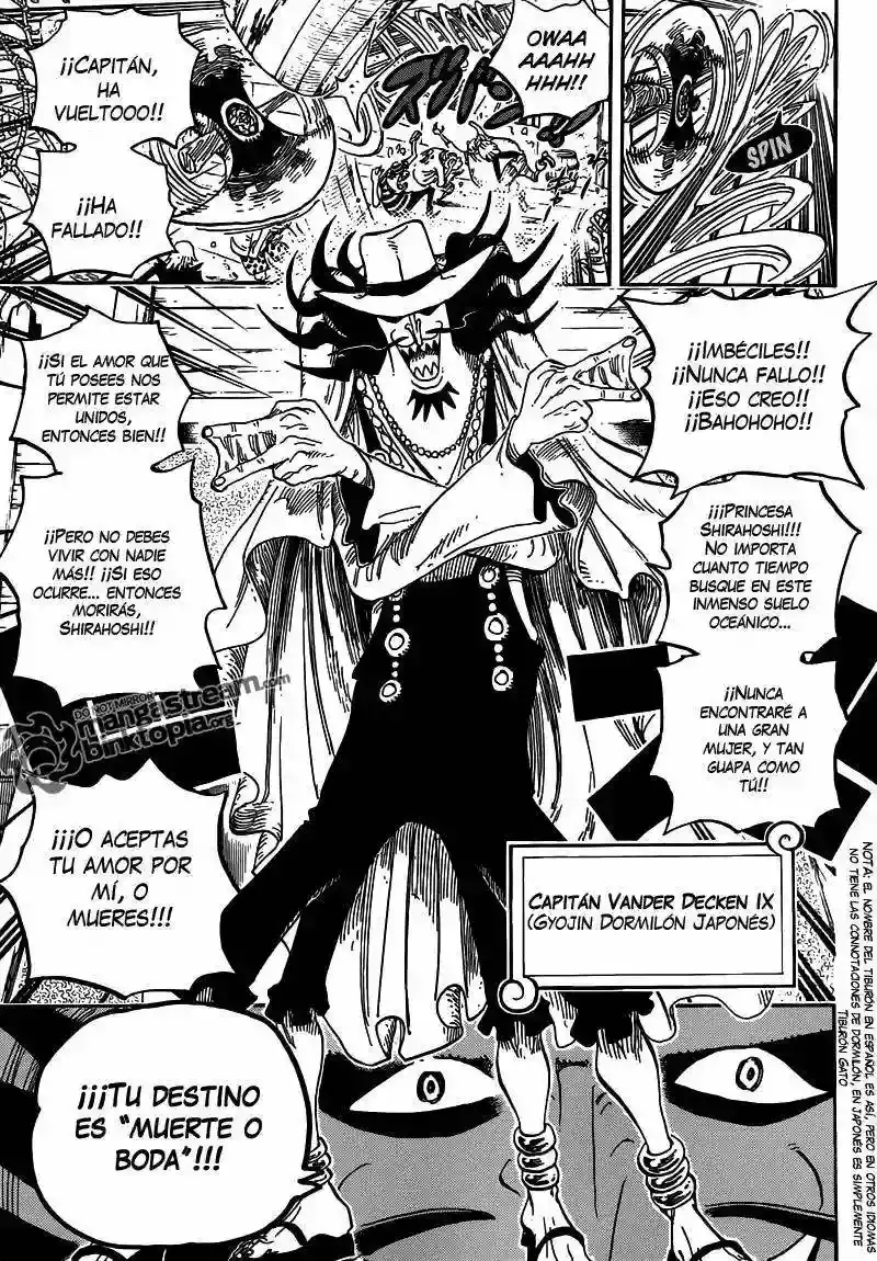 One Piece Capítulo 613 - Página 4 en español
