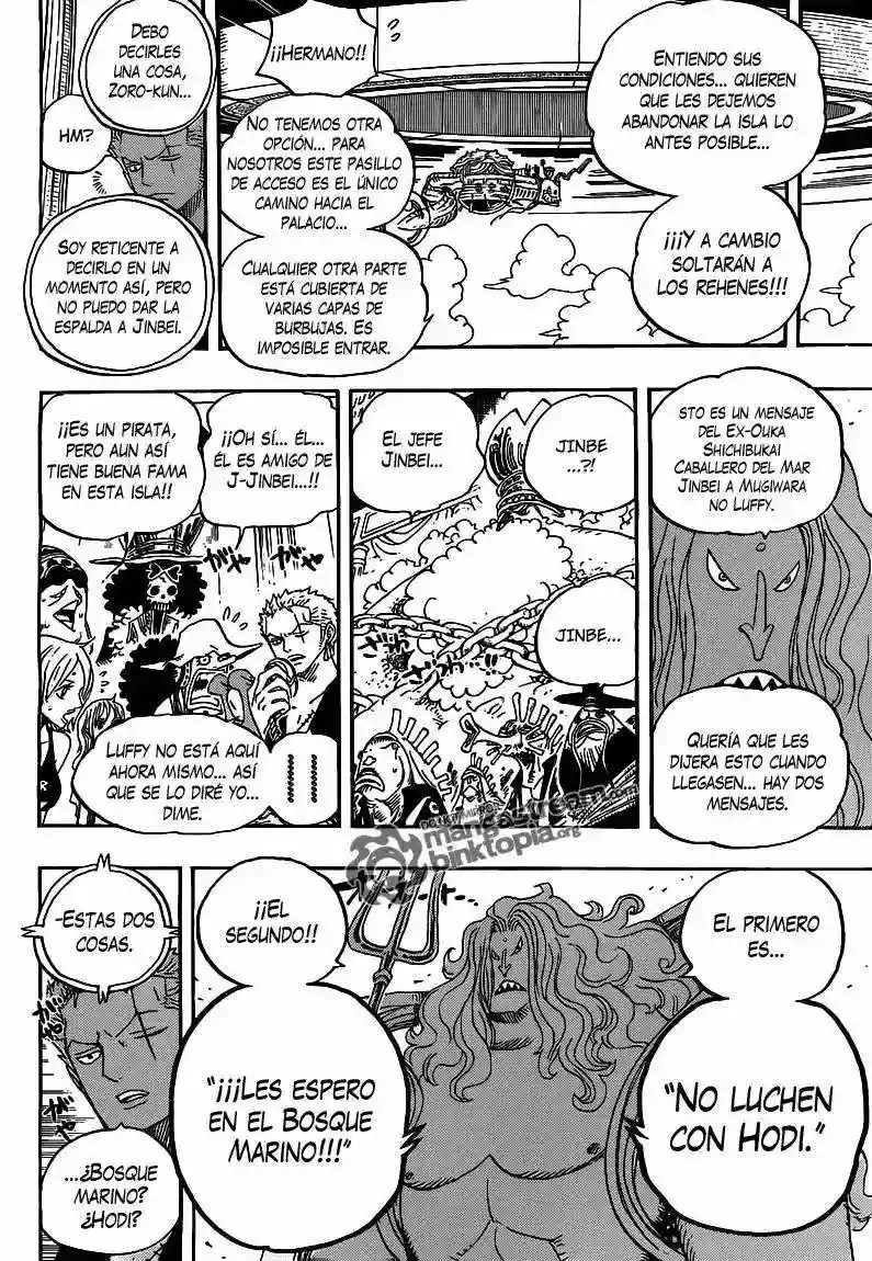 One Piece Capítulo 614 - Página 8 en español