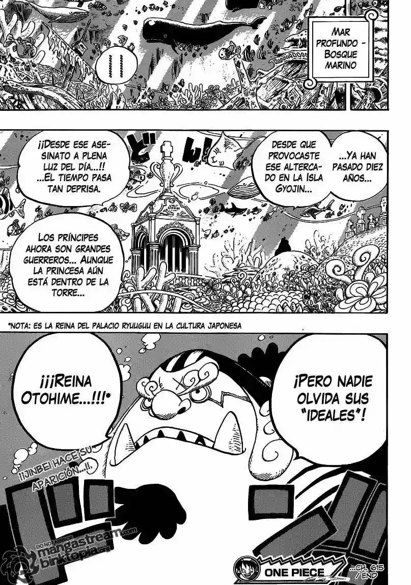 One Piece Capítulo 615 - Página 18 en español