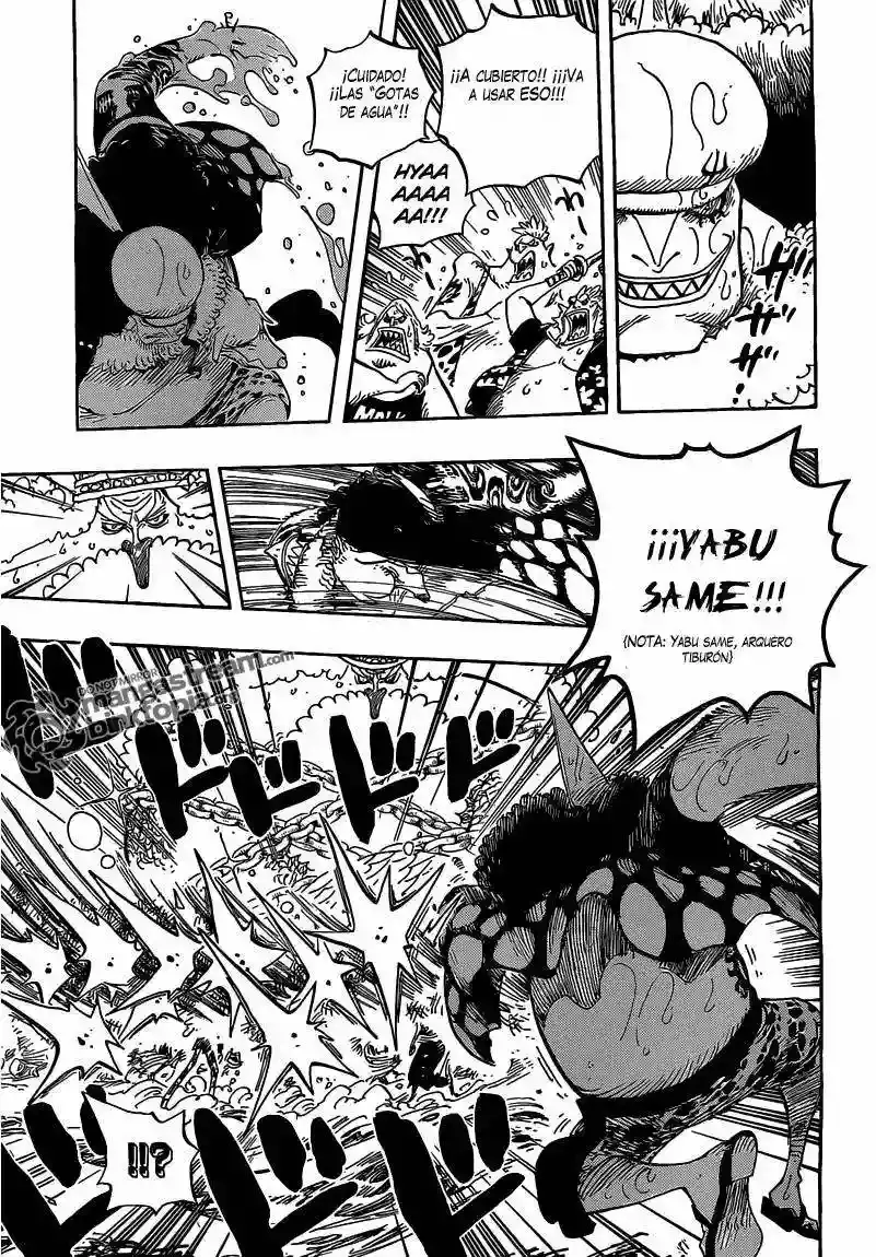 One Piece Capítulo 617 - Página 8 en español