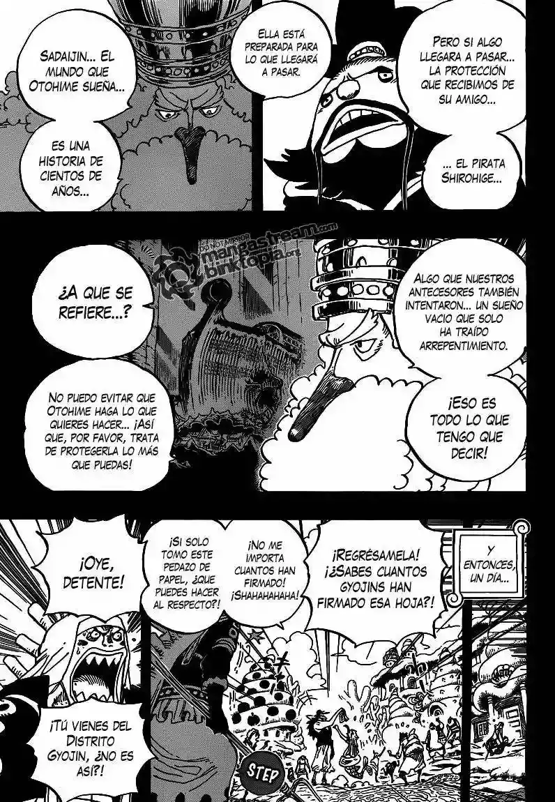 One Piece Capítulo 621 - Página 12 en español