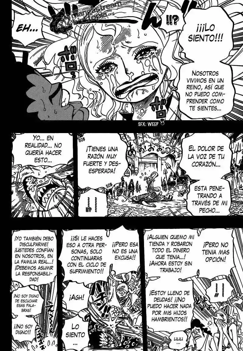 One Piece Capítulo 621 - Página 7 en español