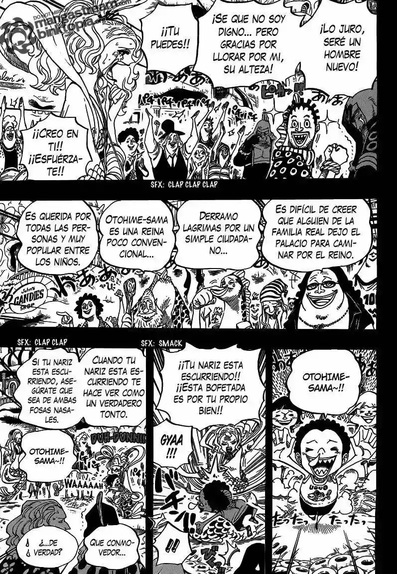 One Piece Capítulo 621 - Página 8 en español