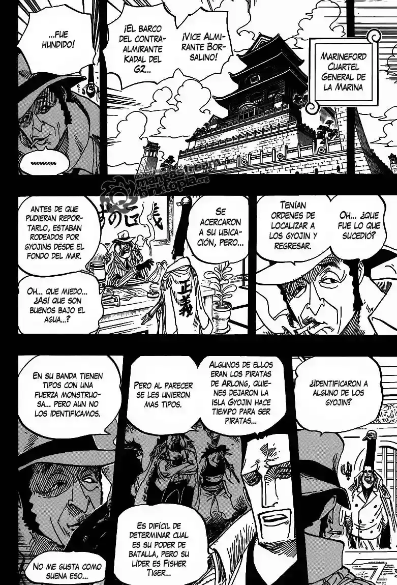 One Piece Capítulo 622 - Página 11 en español