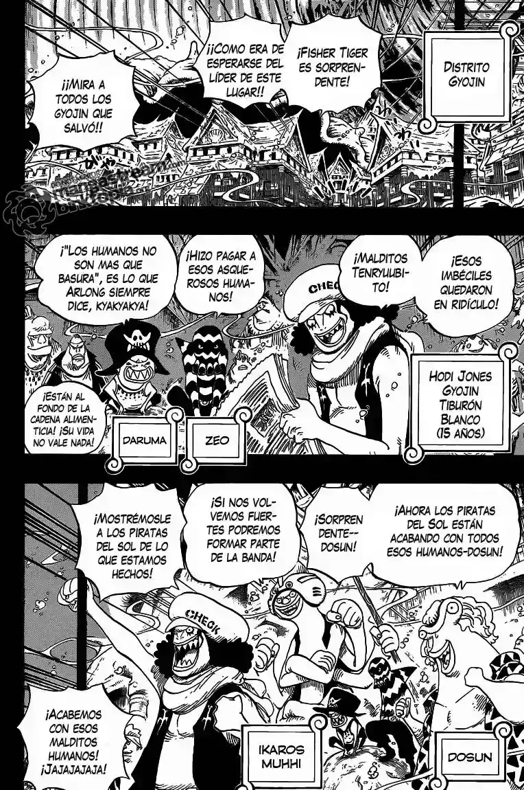 One Piece Capítulo 622 - Página 7 en español