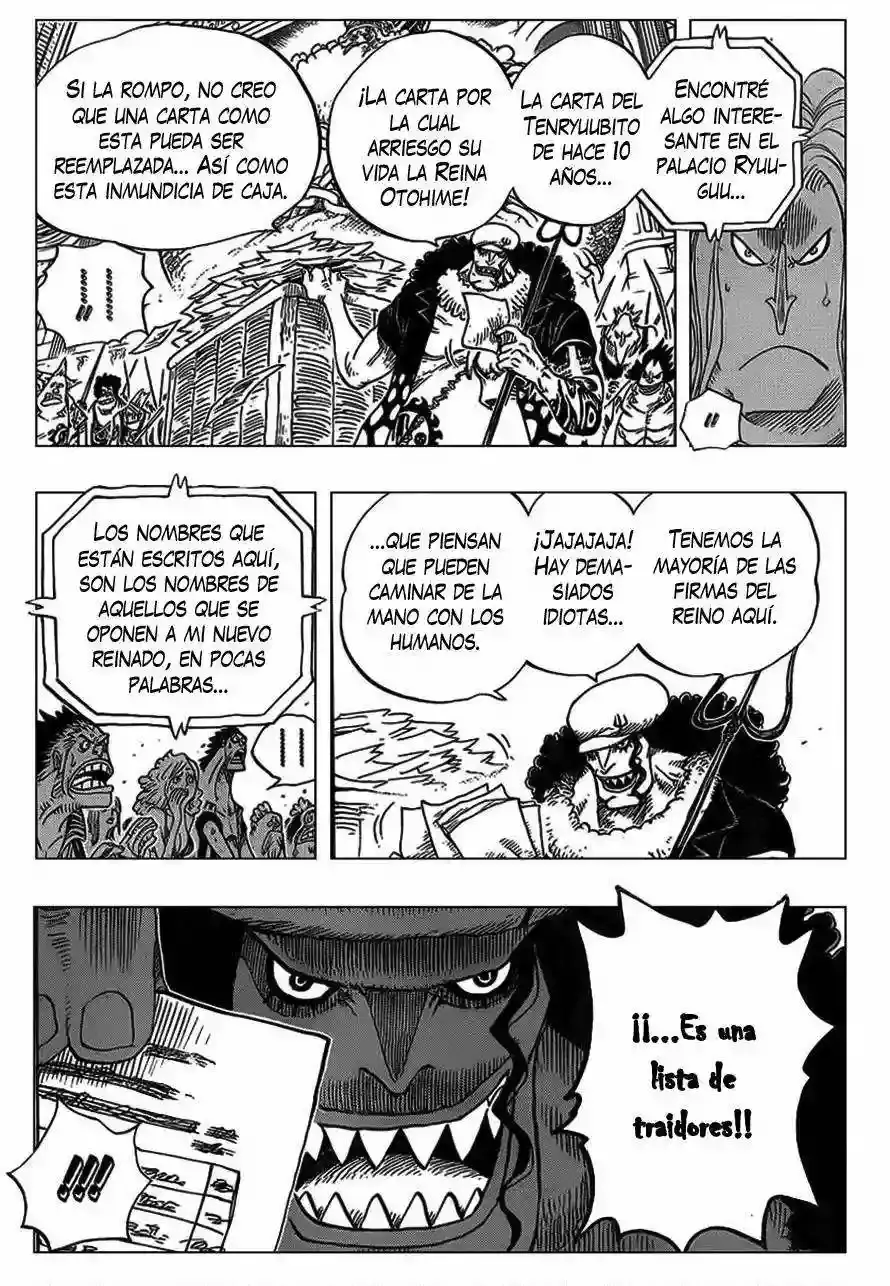 One Piece Capítulo 628 - Página 12 en español