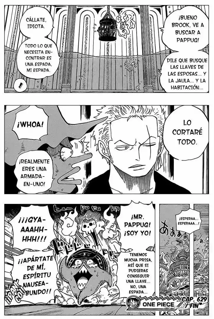 One Piece Capítulo 629 - Página 19 en español