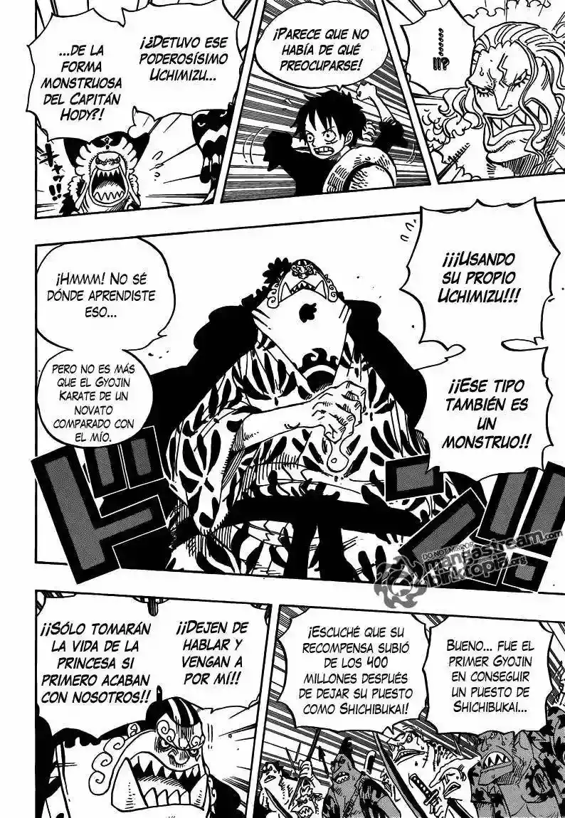 One Piece Capítulo 635 - Página 4 en español