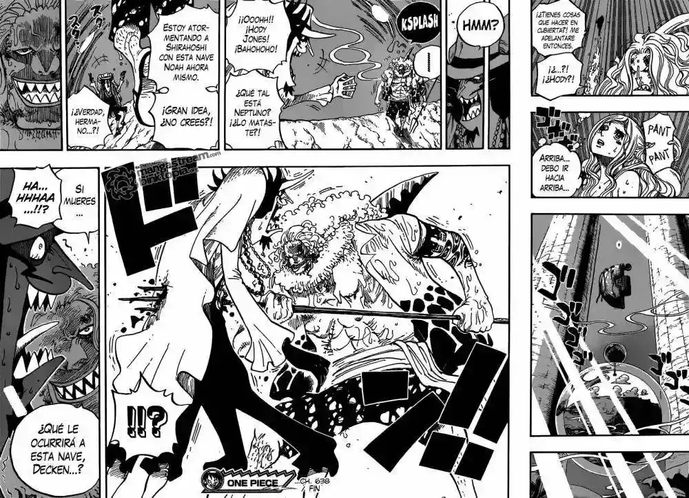 One Piece Capítulo 638 - Página 18 en español