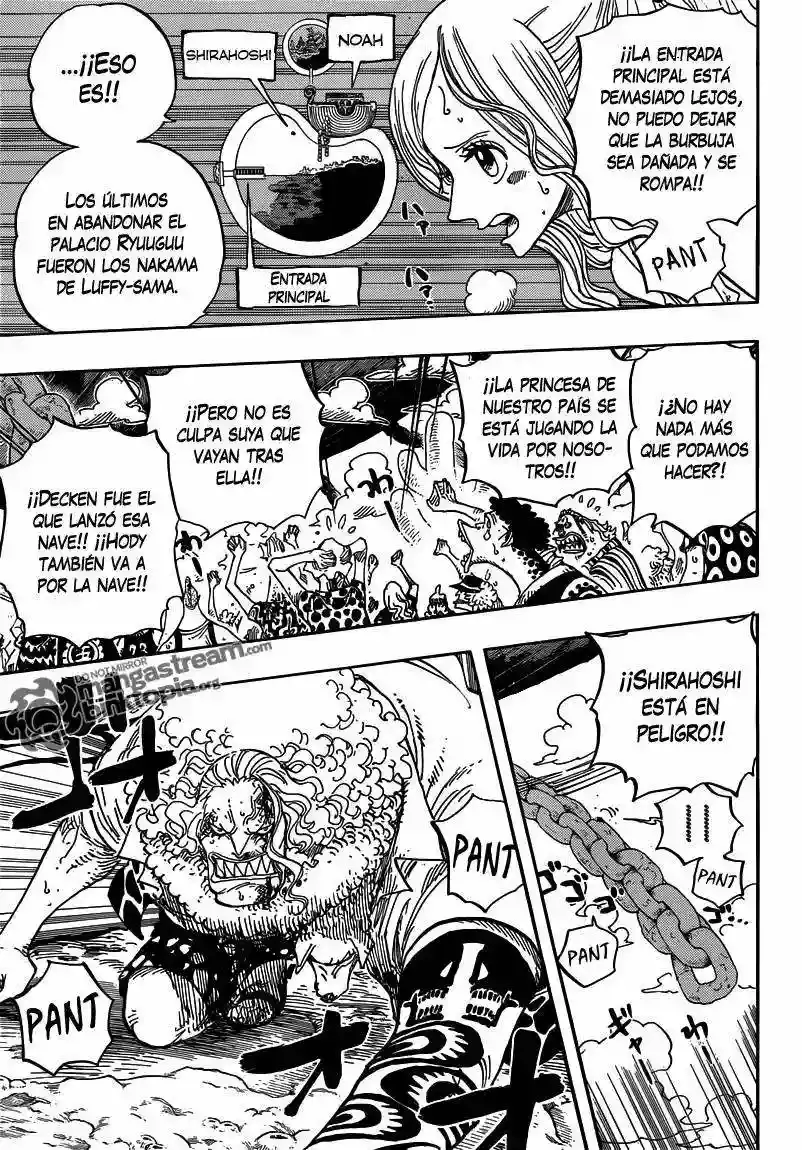 One Piece Capítulo 638 - Página 4 en español