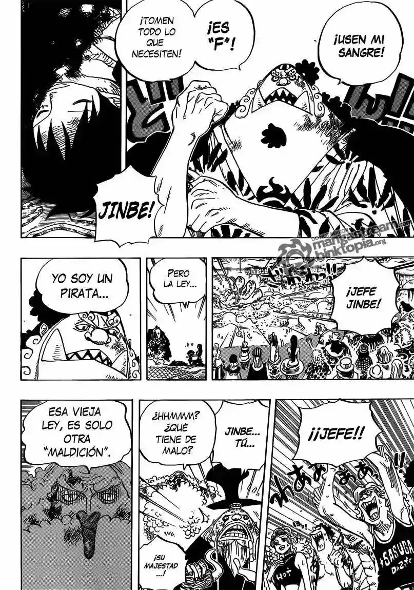 One Piece Capítulo 648 - Página 16 en español
