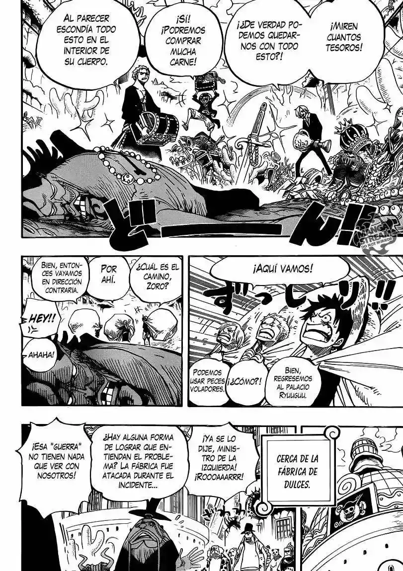 One Piece Capítulo 651 - Página 4 en español