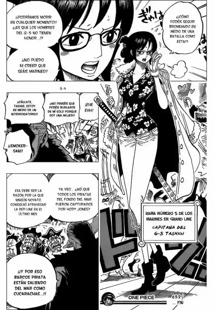 One Piece Capítulo 652 - Página 17 en español
