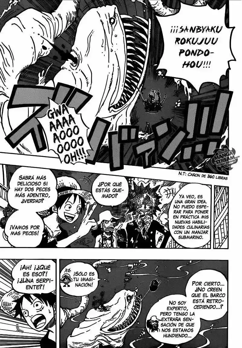 One Piece Capítulo 654 - Página 7 en español