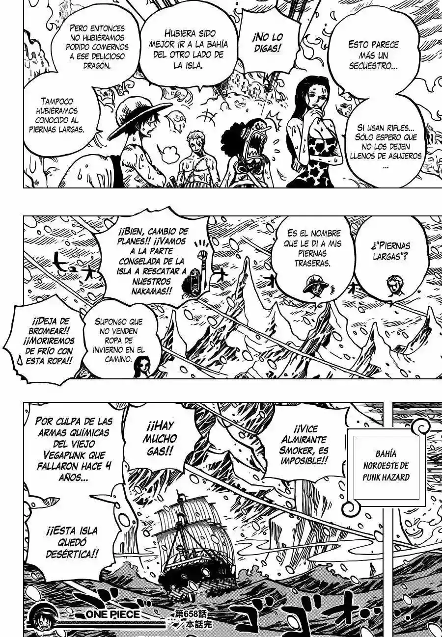 One Piece Capítulo 658 - Página 19 en español