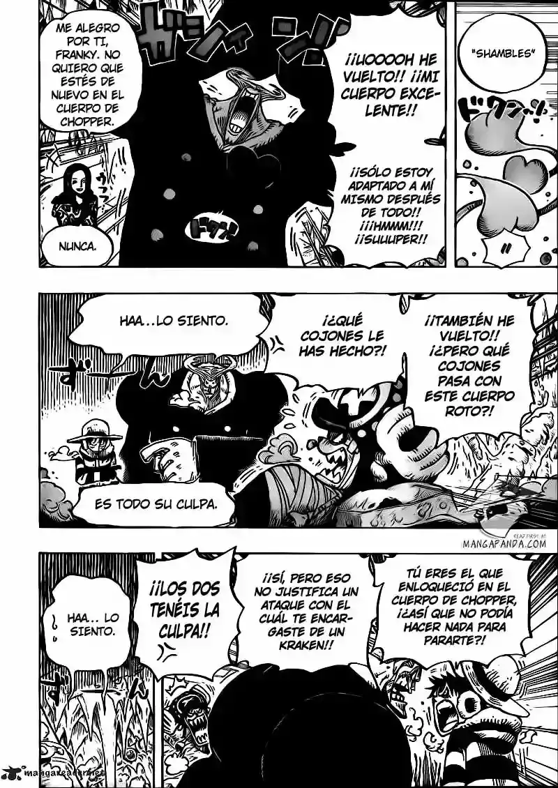 One Piece Capítulo 668 - Página 6 en español