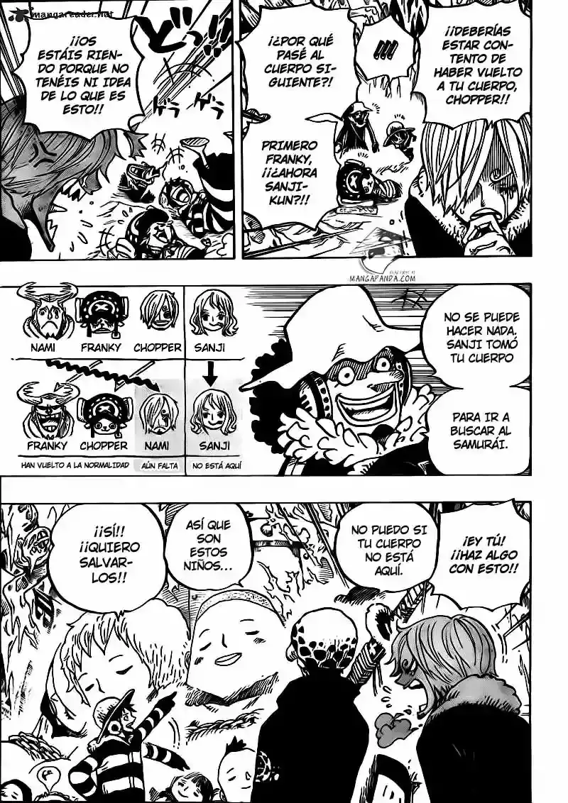 One Piece Capítulo 668 - Página 7 en español