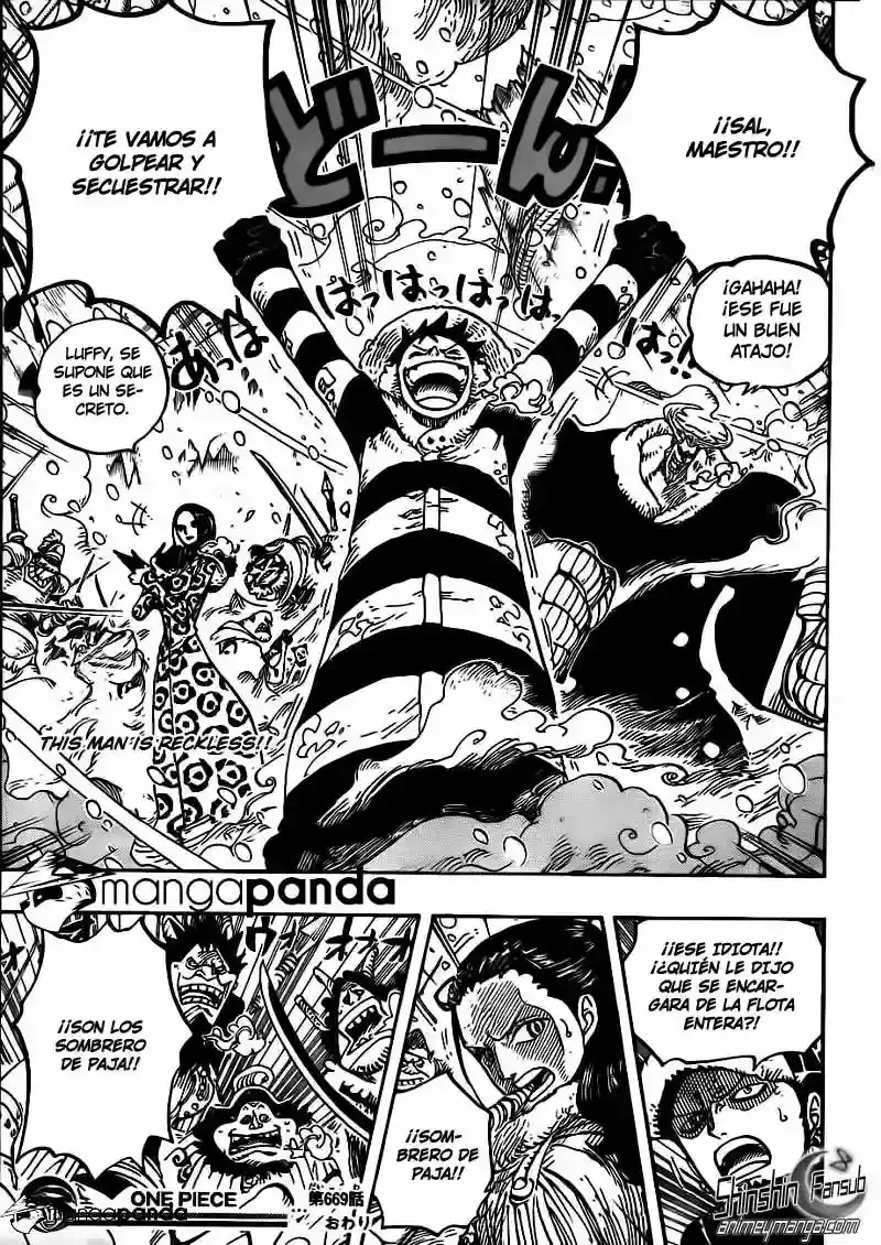 One Piece Capítulo 669 - Página 17 en español
