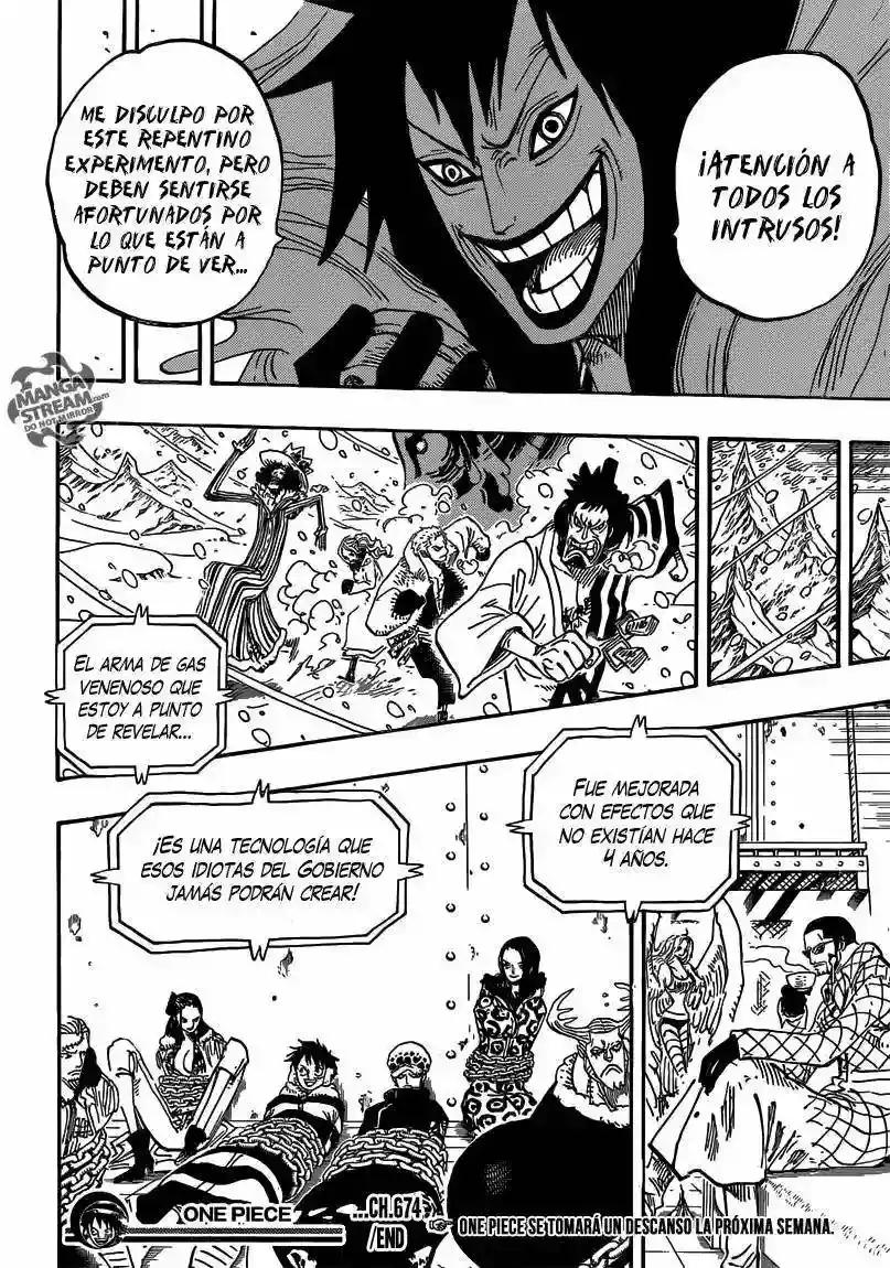 One Piece Capítulo 674 - Página 17 en español