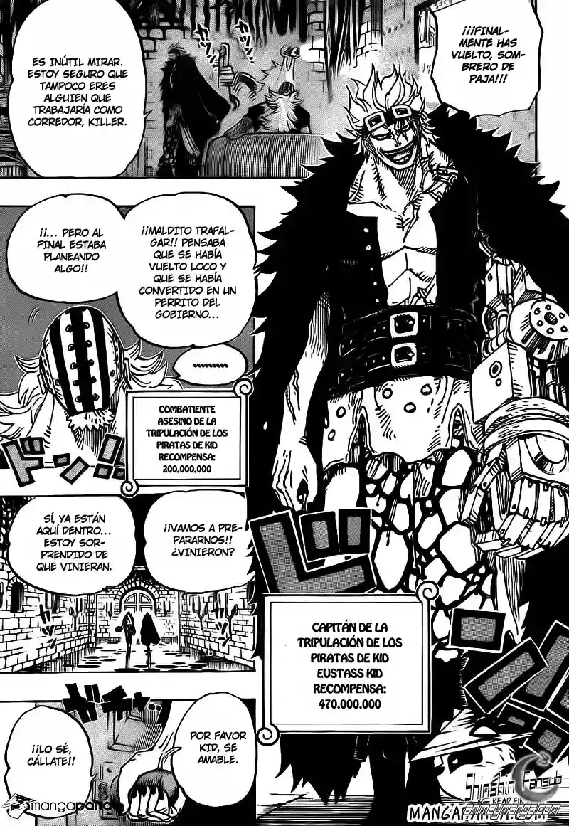 One Piece Capítulo 677 - Página 3 en español
