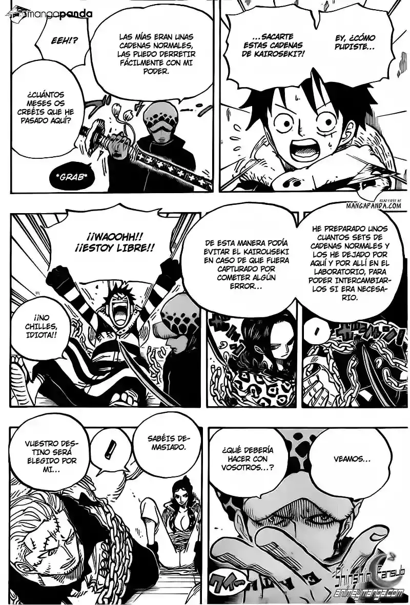 One Piece Capítulo 677 - Página 9 en español