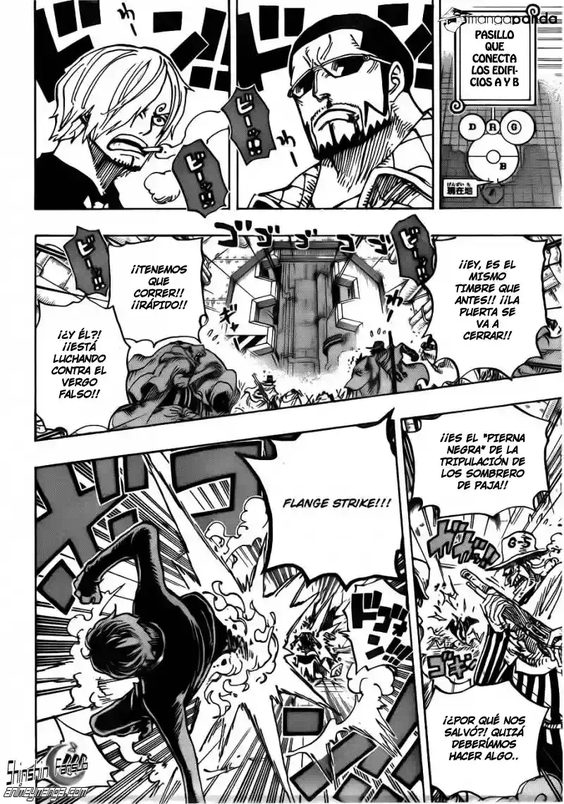 One Piece Capítulo 681 - Página 14 en español