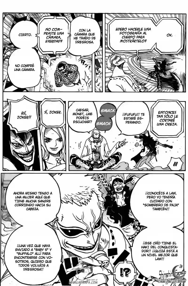 One Piece Capítulo 682 - Página 10 en español