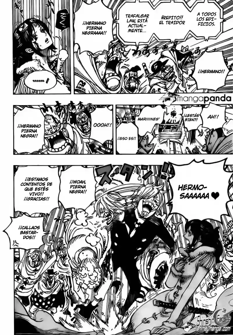 One Piece Capítulo 682 - Página 4 en español