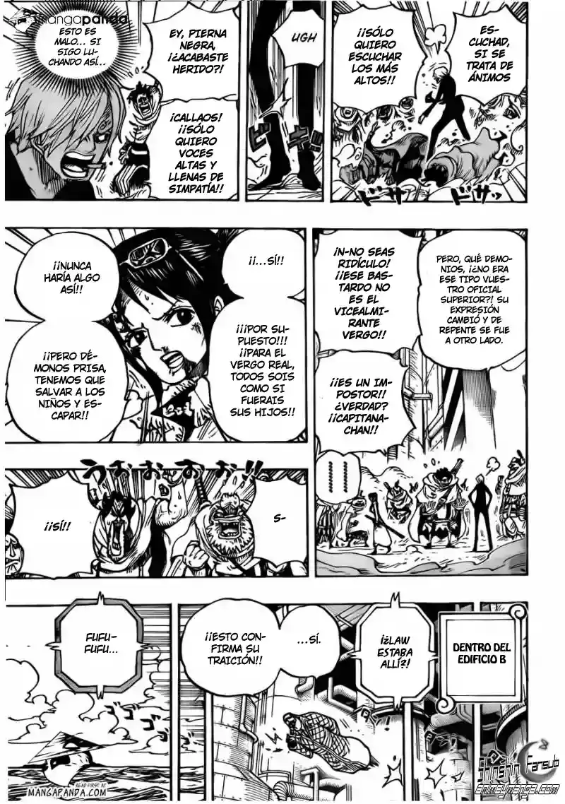 One Piece Capítulo 682 - Página 5 en español
