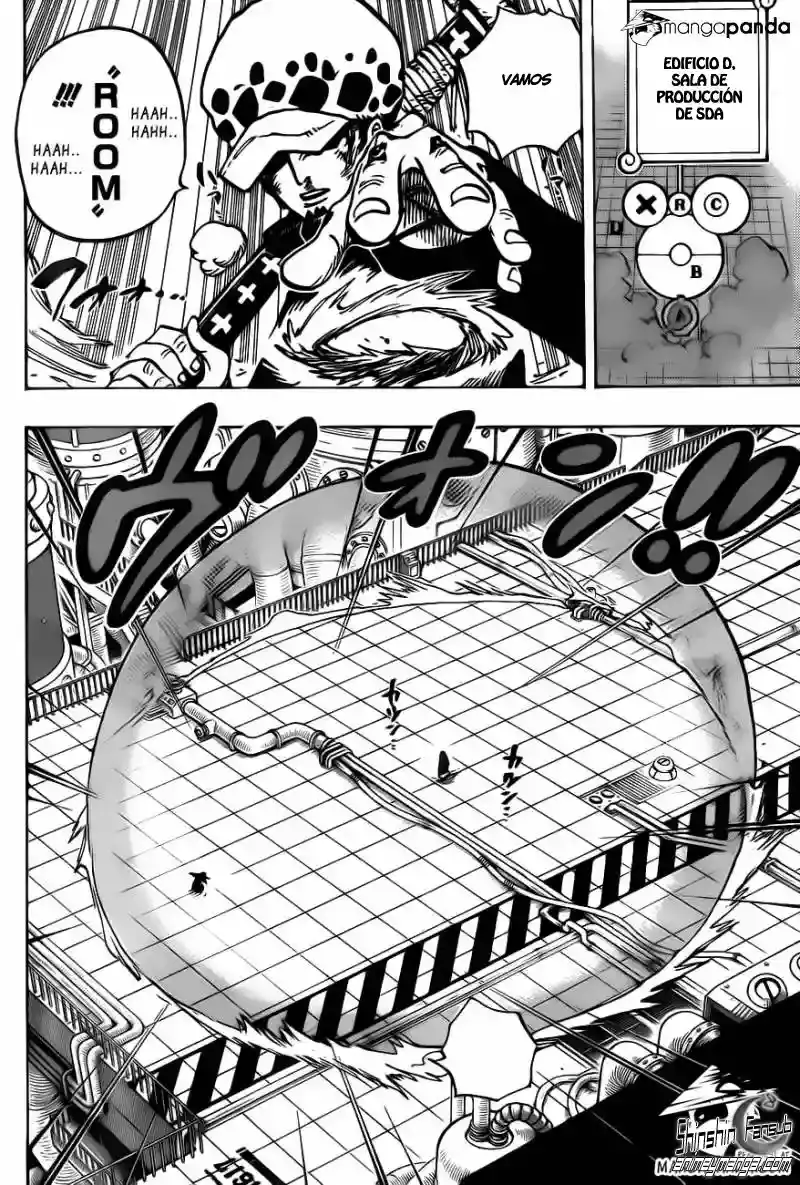 One Piece Capítulo 683 - Página 14 en español
