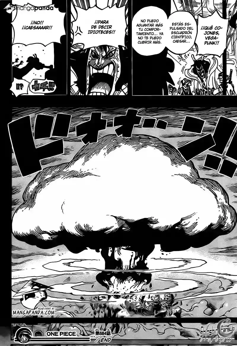 One Piece Capítulo 684 - Página 18 en español