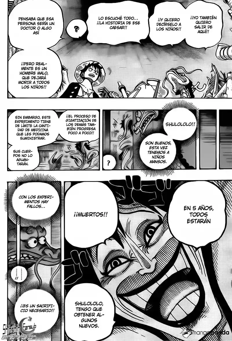 One Piece Capítulo 685 - Página 12 en español