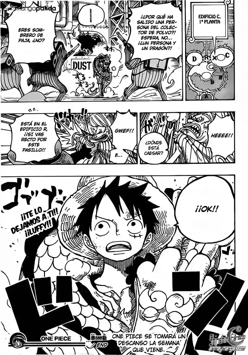One Piece Capítulo 688 - Página 18 en español