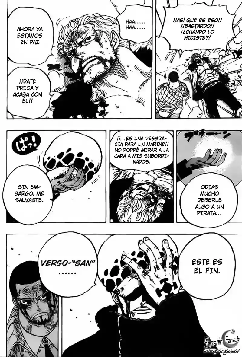 One Piece Capítulo 690 - Página 12 en español