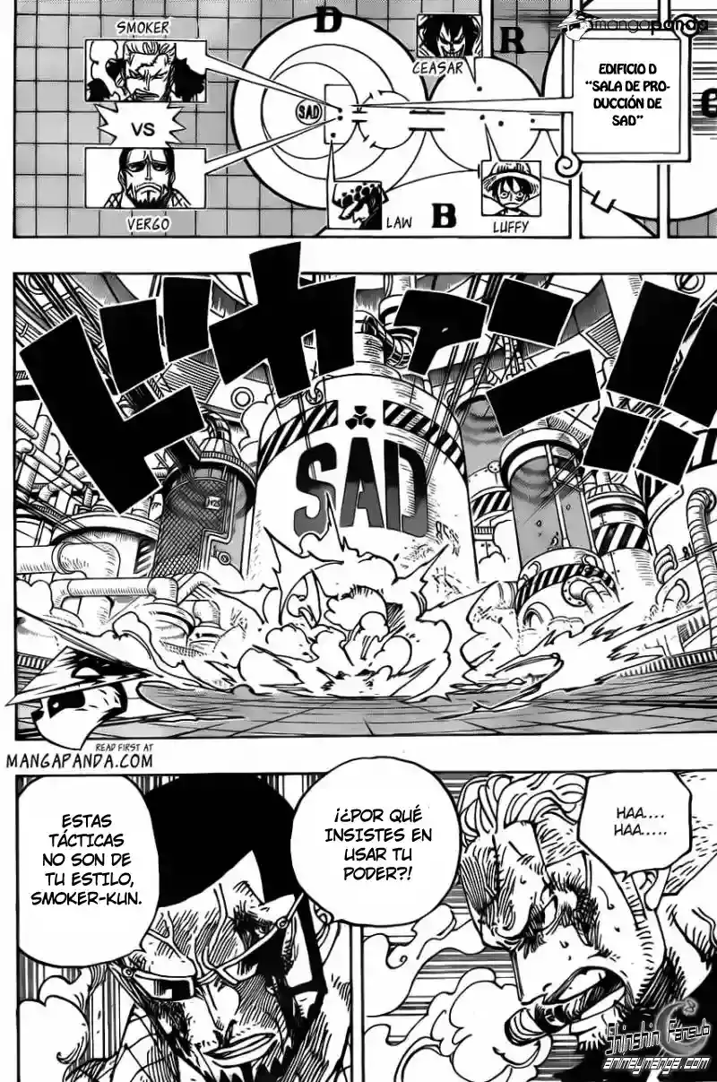 One Piece Capítulo 690 - Página 8 en español