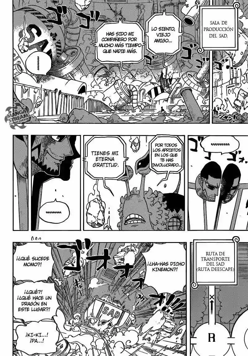One Piece Capítulo 694 - Página 7 en español