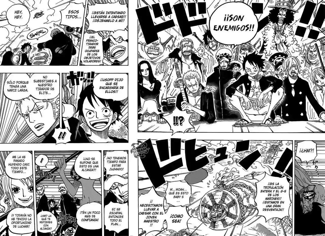 One Piece Capítulo 695 - Página 10 en español