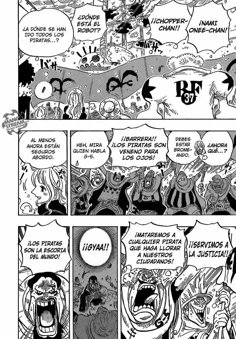 One Piece Capítulo 697 - Página 7 en español